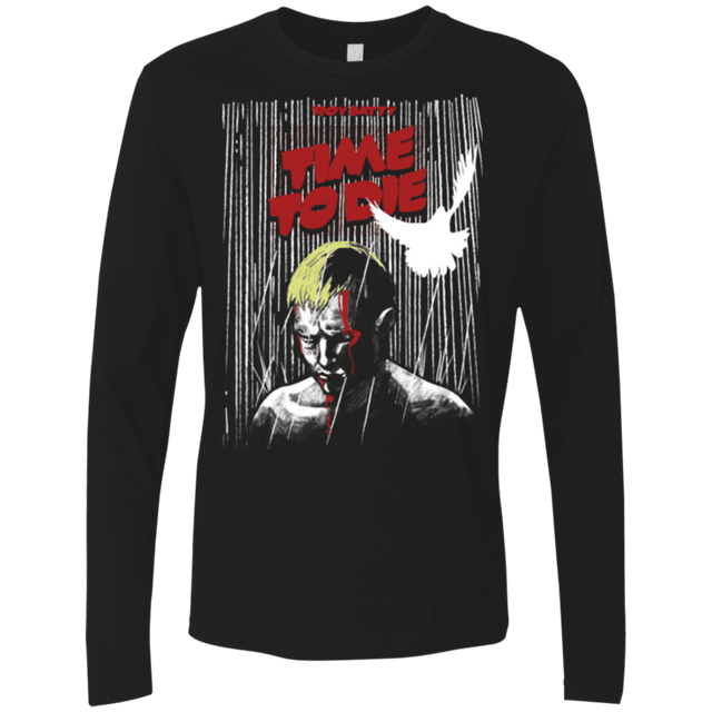 T-Shirts Black / Small Time to die Men's Premium Long Sleeve