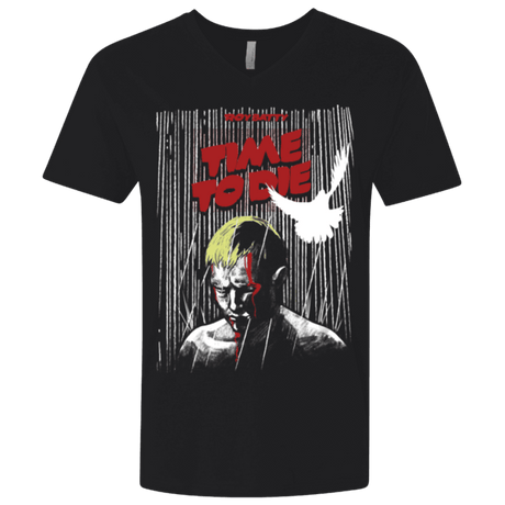 T-Shirts Black / X-Small Time to die Men's Premium V-Neck