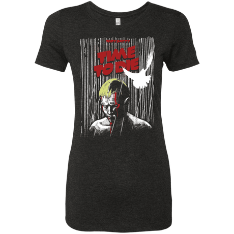 T-Shirts Vintage Black / Small Time to die Women's Triblend T-Shirt