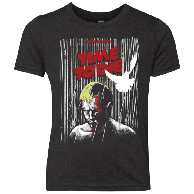 T-Shirts Vintage Black / YXS Time to die Youth Triblend T-Shirt