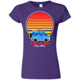 T-Shirts Purple / S Time to Travel Junior Slimmer-Fit T-Shirt