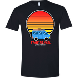 T-Shirts Black / X-Small Time to Travel Men's Semi-Fitted Softstyle