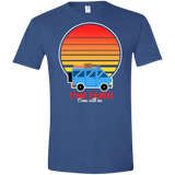 T-Shirts Heather Royal / X-Small Time to Travel Men's Semi-Fitted Softstyle