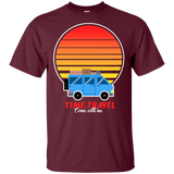 T-Shirts Maroon / S Time to Travel T-Shirt