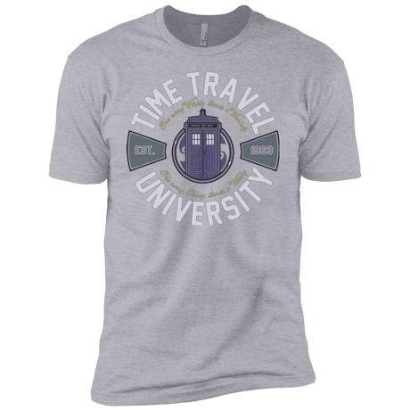 T-Shirts Heather Grey / YXS Time Travel University Boys Premium T-Shirt