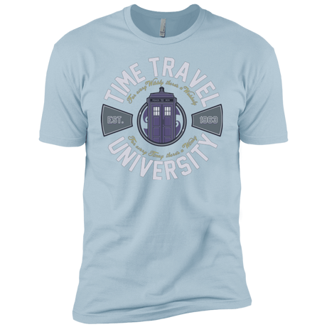 T-Shirts Light Blue / YXS Time Travel University Boys Premium T-Shirt