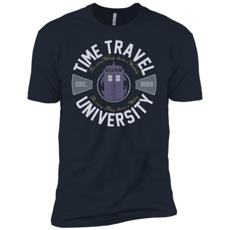 T-Shirts Midnight Navy / YXS Time Travel University Boys Premium T-Shirt