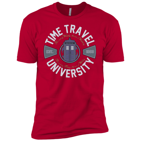 T-Shirts Red / YXS Time Travel University Boys Premium T-Shirt