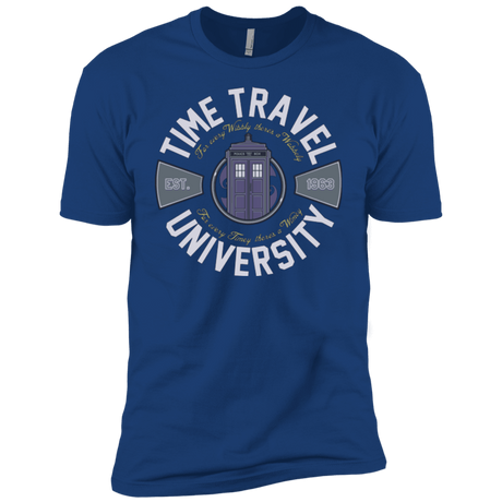 T-Shirts Royal / YXS Time Travel University Boys Premium T-Shirt