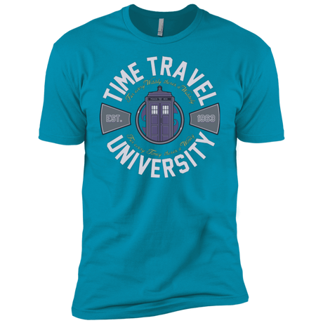 T-Shirts Turquoise / YXS Time Travel University Boys Premium T-Shirt