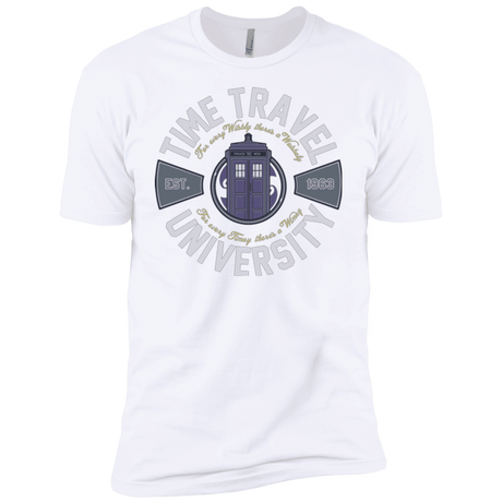 T-Shirts White / YXS Time Travel University Boys Premium T-Shirt