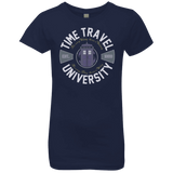 T-Shirts Midnight Navy / YXS Time Travel University Girls Premium T-Shirt