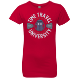 T-Shirts Red / YXS Time Travel University Girls Premium T-Shirt