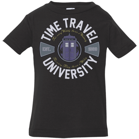 T-Shirts Black / 6 Months Time Travel University Infant PremiumT-Shirt