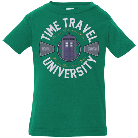 T-Shirts Kelly / 6 Months Time Travel University Infant PremiumT-Shirt