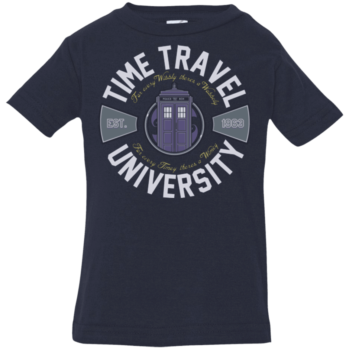 T-Shirts Navy / 6 Months Time Travel University Infant PremiumT-Shirt
