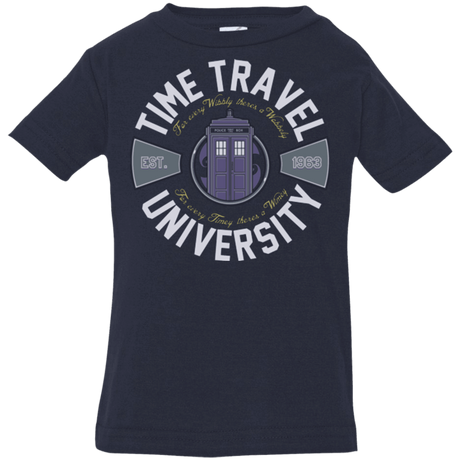 T-Shirts Navy / 6 Months Time Travel University Infant PremiumT-Shirt