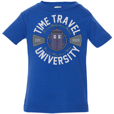 T-Shirts Royal / 6 Months Time Travel University Infant PremiumT-Shirt