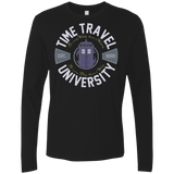 T-Shirts Black / Small Time Travel University Men's Premium Long Sleeve