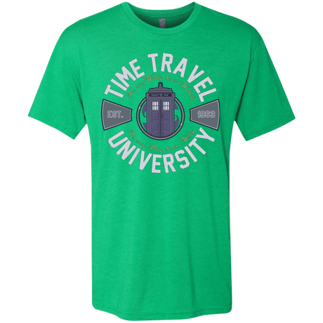 T-Shirts Envy / Small Time Travel University Men's Triblend T-Shirt