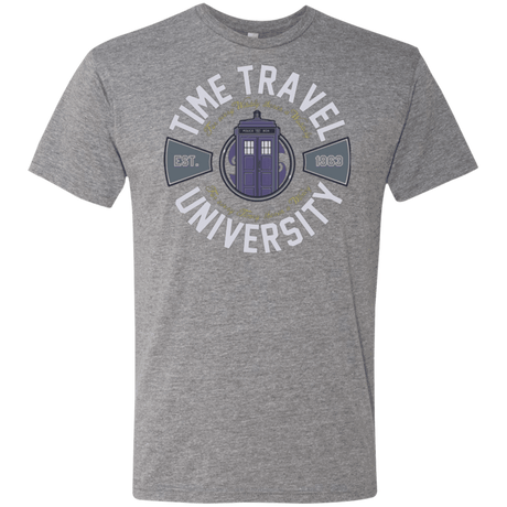 T-Shirts Premium Heather / Small Time Travel University Men's Triblend T-Shirt