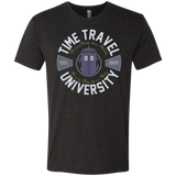 T-Shirts Vintage Black / Small Time Travel University Men's Triblend T-Shirt