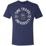 T-Shirts Vintage Navy / Small Time Travel University Men's Triblend T-Shirt