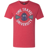 T-Shirts Vintage Red / Small Time Travel University Men's Triblend T-Shirt