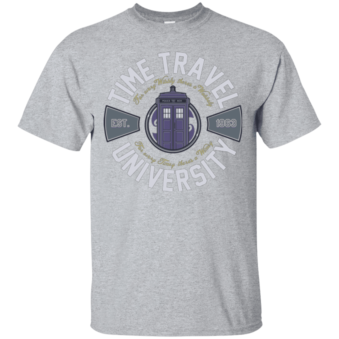 T-Shirts Sport Grey / Small Time Travel University T-Shirt