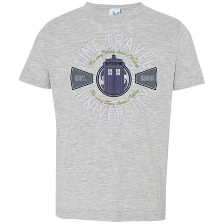 T-Shirts Heather / 2T Time Travel University Toddler Premium T-Shirt