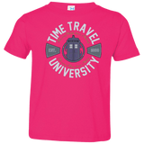 T-Shirts Hot Pink / 2T Time Travel University Toddler Premium T-Shirt