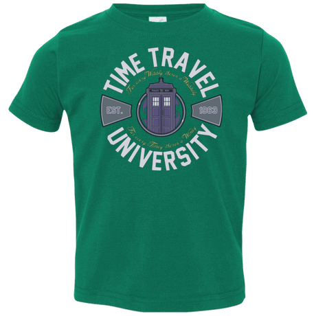 T-Shirts Kelly / 2T Time Travel University Toddler Premium T-Shirt