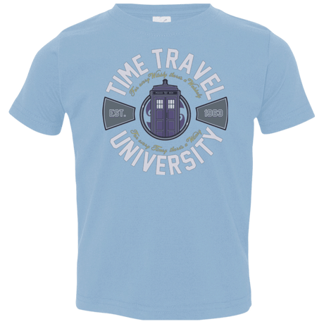 T-Shirts Light Blue / 2T Time Travel University Toddler Premium T-Shirt
