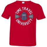T-Shirts Red / 2T Time Travel University Toddler Premium T-Shirt