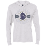 T-Shirts Heather White / X-Small Time Travel University Triblend Long Sleeve Hoodie Tee