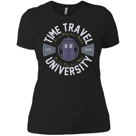 T-Shirts Black / X-Small Time Travel University Women's Premium T-Shirt