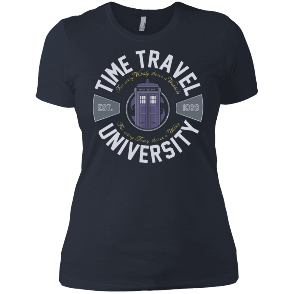 T-Shirts Indigo / X-Small Time Travel University Women's Premium T-Shirt