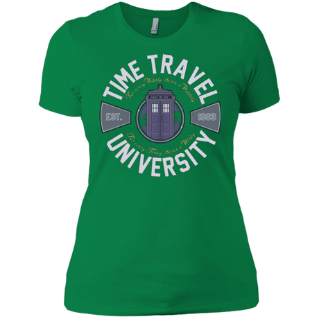 T-Shirts Kelly Green / X-Small Time Travel University Women's Premium T-Shirt