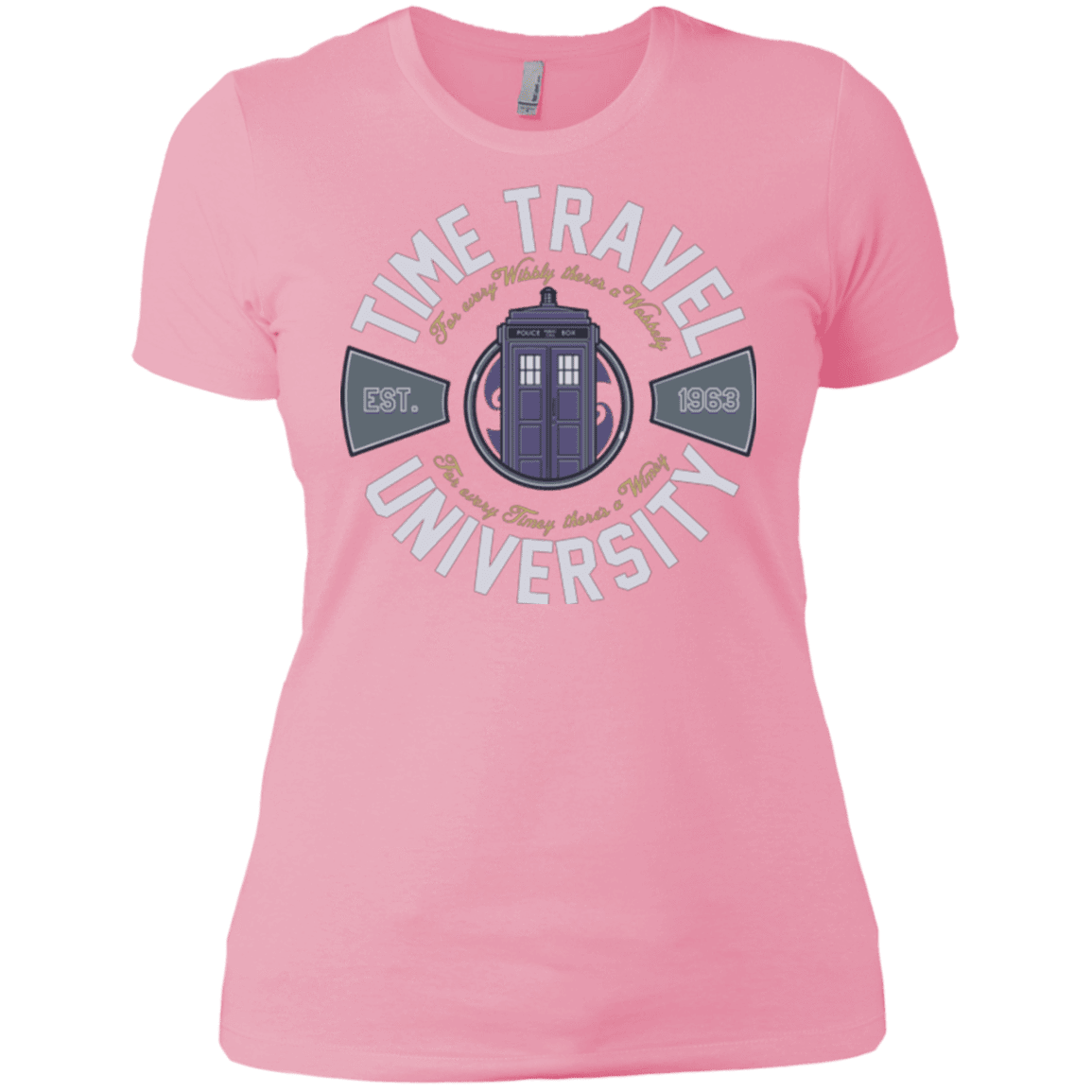 T-Shirts Light Pink / X-Small Time Travel University Women's Premium T-Shirt