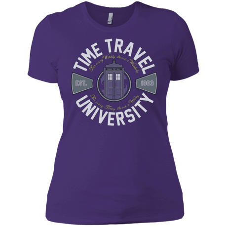 T-Shirts Purple / X-Small Time Travel University Women's Premium T-Shirt