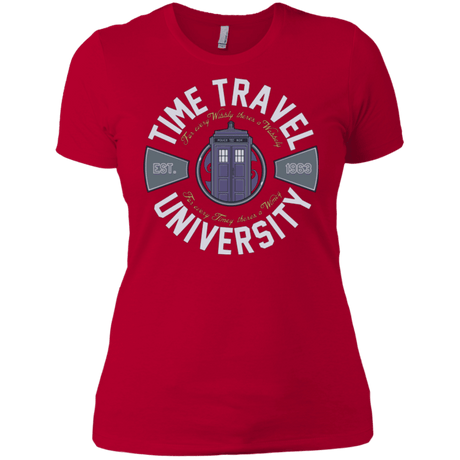 T-Shirts Red / X-Small Time Travel University Women's Premium T-Shirt