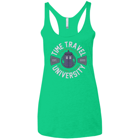 T-Shirts Envy / X-Small Time Travel University Women's Triblend Racerback Tank