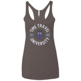 T-Shirts Macchiato / X-Small Time Travel University Women's Triblend Racerback Tank