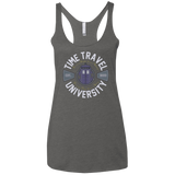 T-Shirts Premium Heather / X-Small Time Travel University Women's Triblend Racerback Tank