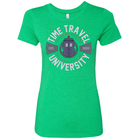 T-Shirts Envy / Small Time Travel University Women's Triblend T-Shirt