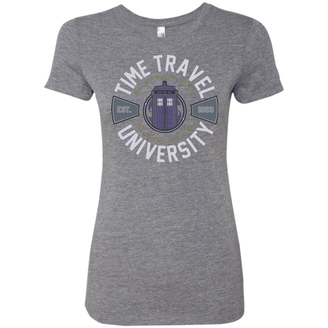 T-Shirts Premium Heather / Small Time Travel University Women's Triblend T-Shirt