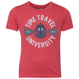 T-Shirts Vintage Red / YXS Time Travel University Youth Triblend T-Shirt