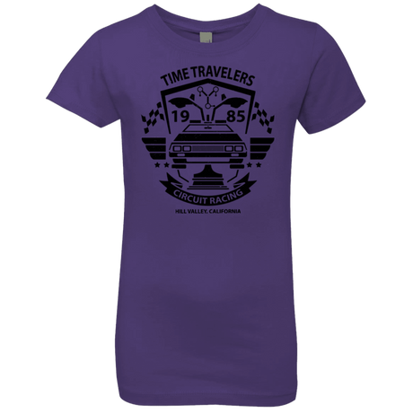 T-Shirts Purple Rush / YXS Time Traveler Circuit Girls Premium T-Shirt
