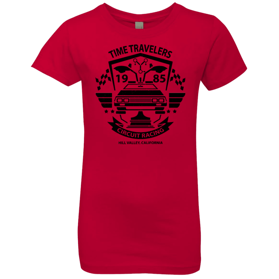 T-Shirts Red / YXS Time Traveler Circuit Girls Premium T-Shirt