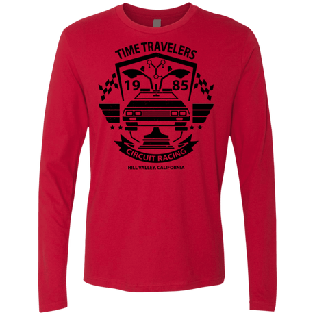 T-Shirts Red / Small Time Traveler Circuit Men's Premium Long Sleeve